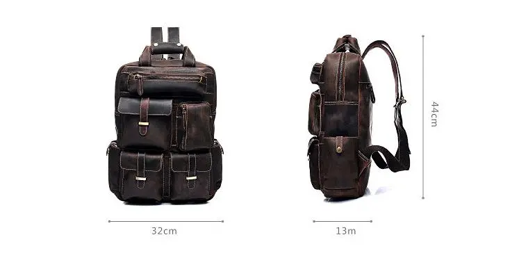 The Shelby Backpack | Handmade Genuine Leather Backpack – Image 5