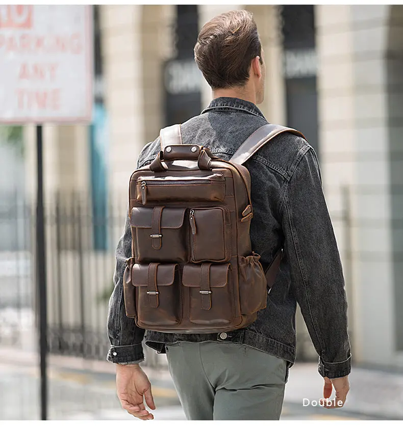 The Shelby Backpack | Handmade Genuine Leather Backpack – Image 9