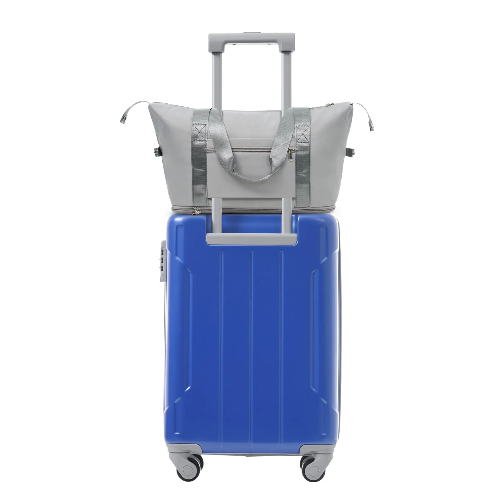 20 Inch Carry-On 3-Piece Hardshell ABS Luggage Set with Spinner Wheels for Travel – Image 11