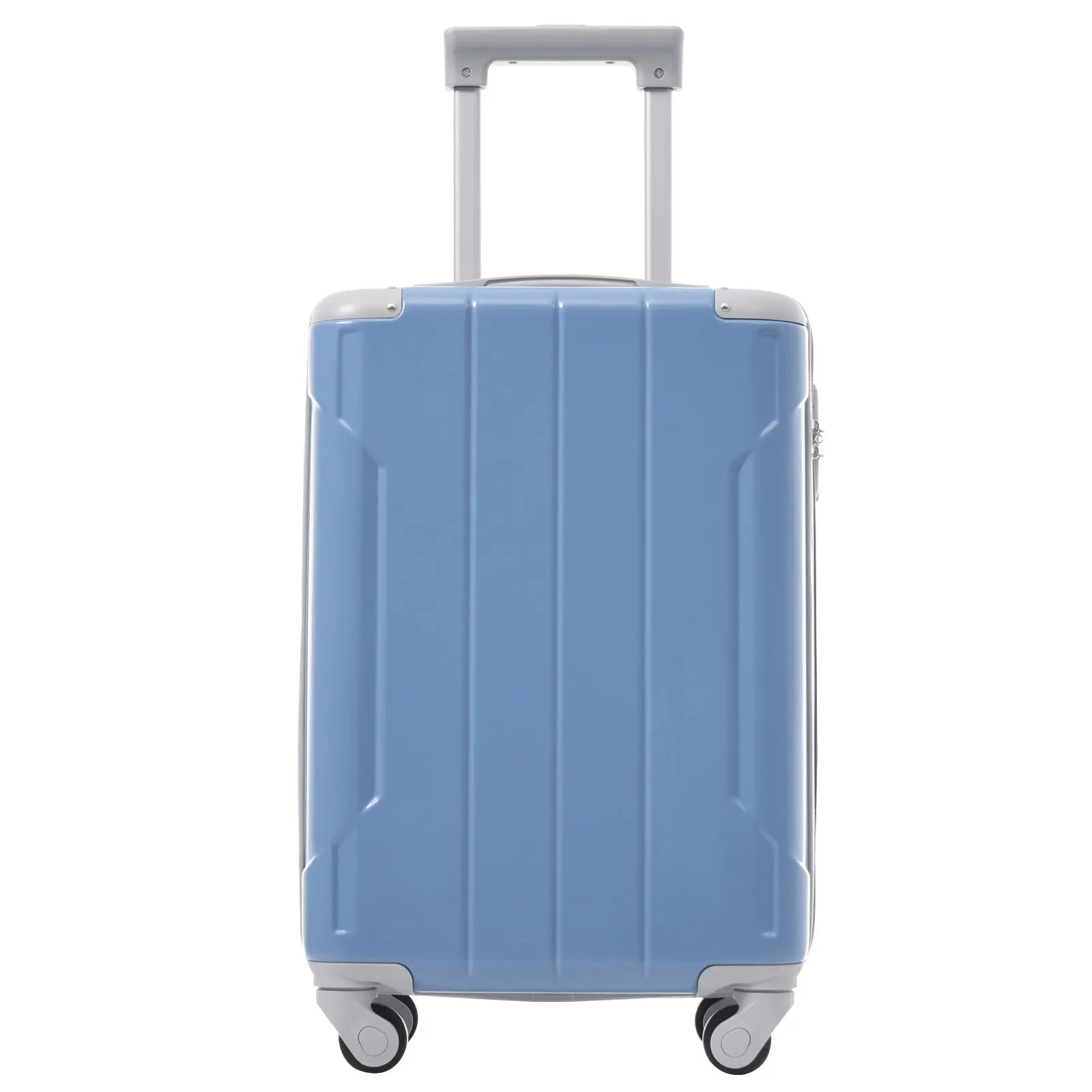 20 Inch Carry-On 3-Piece Hardshell ABS Luggage Set with Spinner Wheels for Travel – Image 18