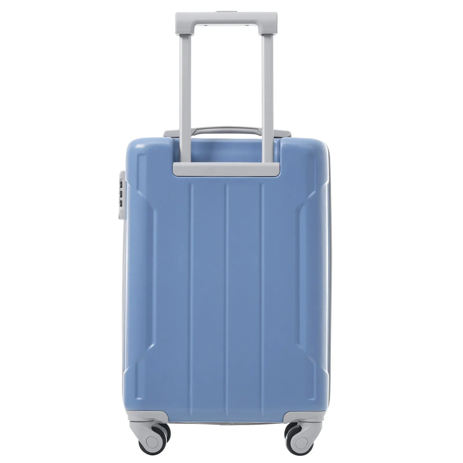 20 Inch Carry-On 3-Piece Hardshell ABS Luggage Set with Spinner Wheels for Travel – Image 20