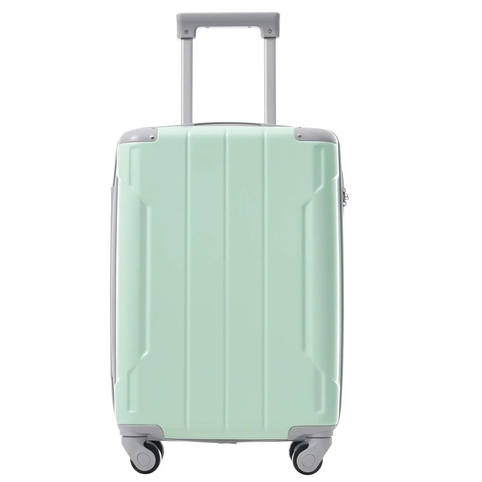 20 Inch Carry-On 3-Piece Hardshell ABS Luggage Set with Spinner Wheels for Travel – Image 38