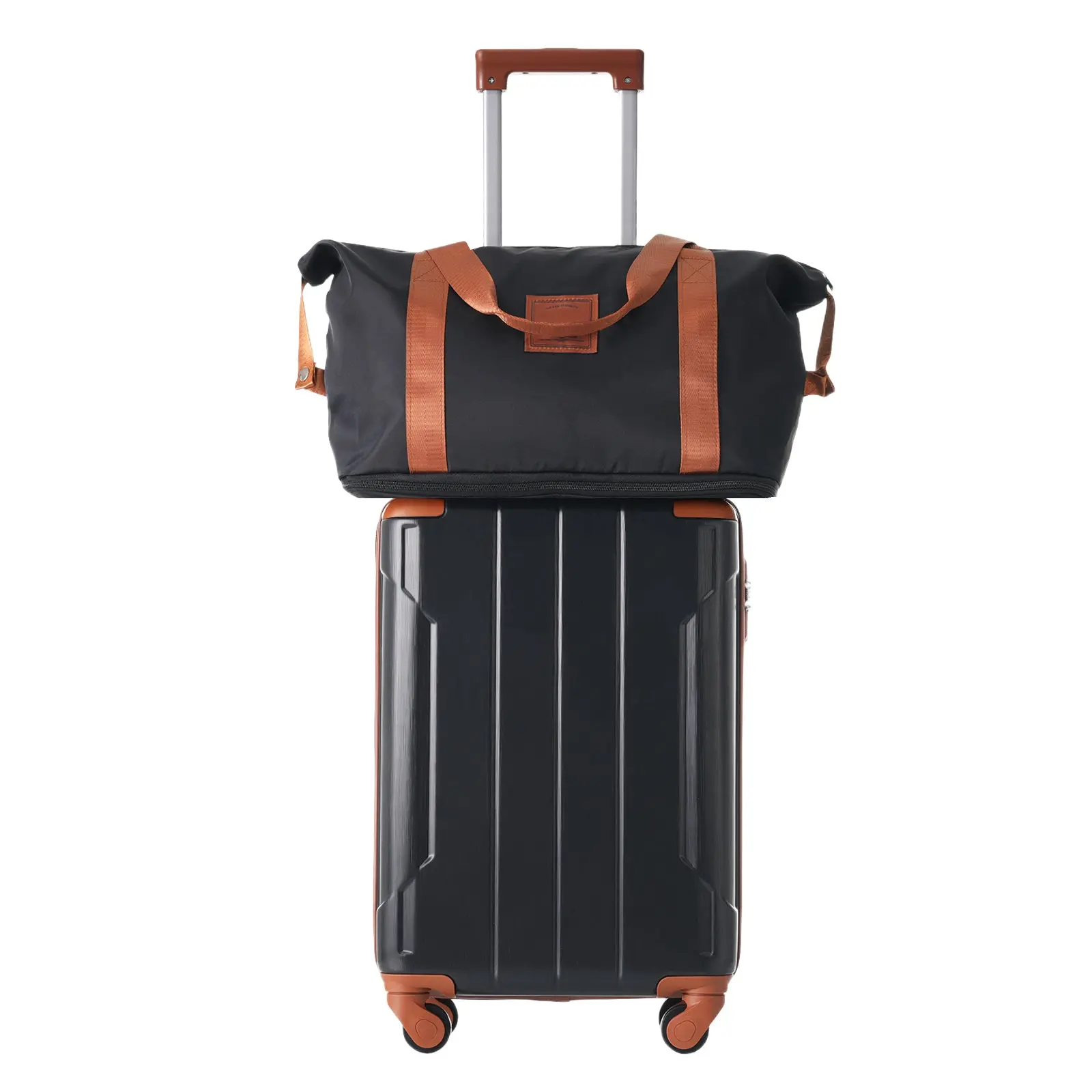 20 Inch Carry-On 3-Piece Hardshell ABS Luggage Set with Spinner Wheels for Travel – Image 53