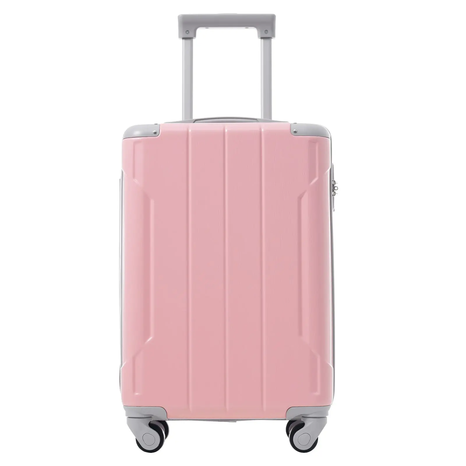 20 Inch Carry-On 3-Piece Hardshell ABS Luggage Set with Spinner Wheels for Travel – Image 82