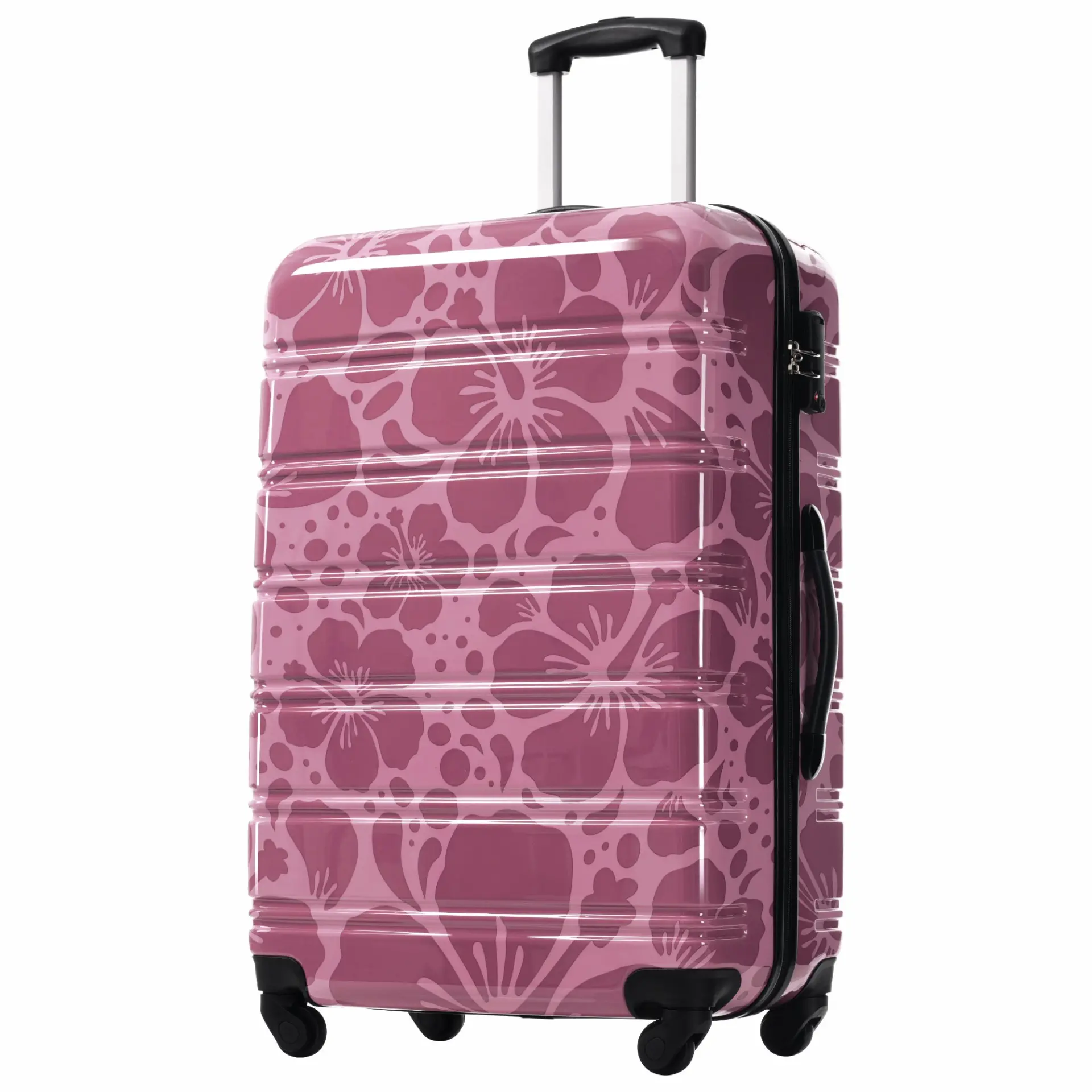 Hardshell 3-Piece Spinner Luggage Set with TSA Lock Lightweight Hardside Suitcases – Image 62