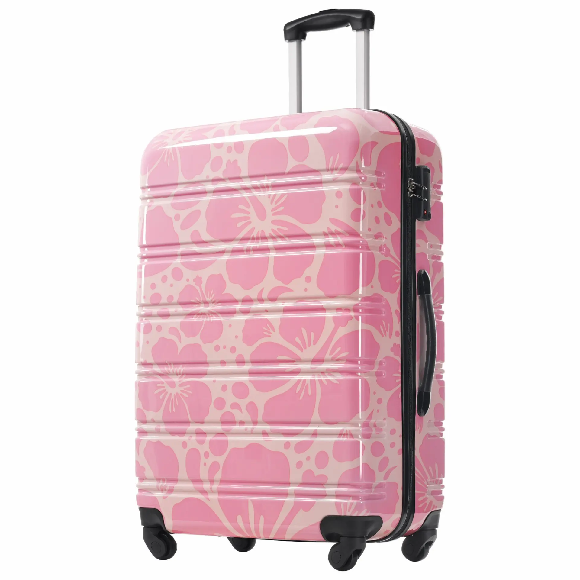 Hardshell 3-Piece Spinner Luggage Set with TSA Lock Lightweight Hardside Suitcases – Image 84