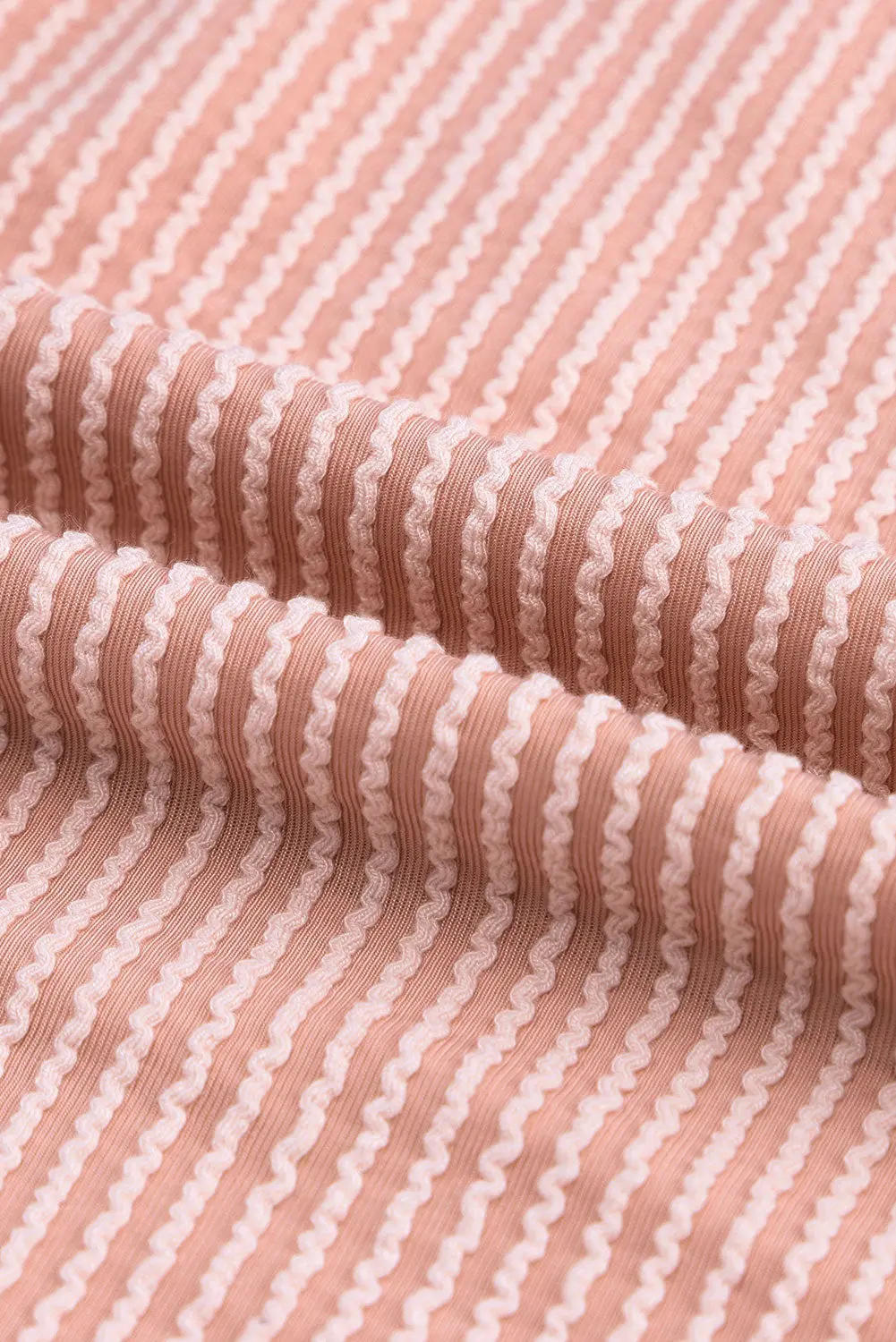 Rachel Block Long Sleeve Ribbed Loose Top – Image 7