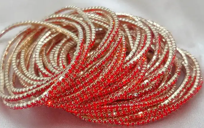 CZ Tennis Stretch Bracelet – Image 6