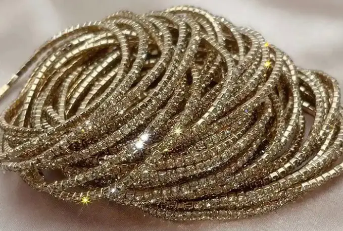 CZ Tennis Stretch Bracelet – Image 7