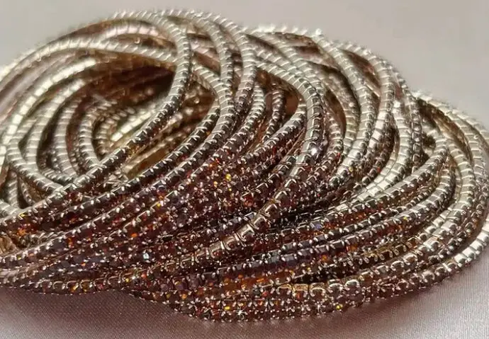 CZ Tennis Stretch Bracelet – Image 8