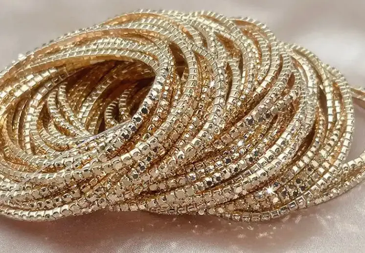 CZ Tennis Stretch Bracelet – Image 10