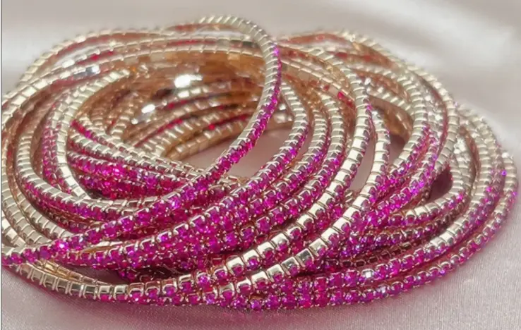 CZ Tennis Stretch Bracelet – Image 11