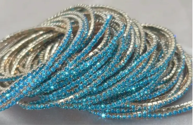 CZ Tennis Stretch Bracelet – Image 12