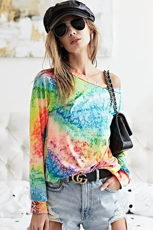 BiBi Tie Dye Soft Knit Jersey T-Shirt – Image 18